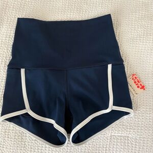 NWT FP movement navy island time shorts sz XS